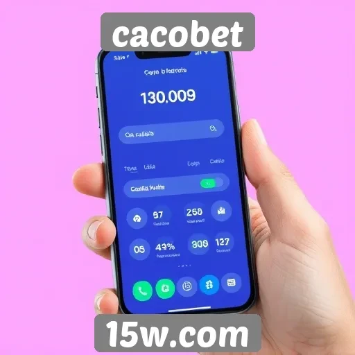 Interface do Cacobet é otimizada para dispositivos móveis